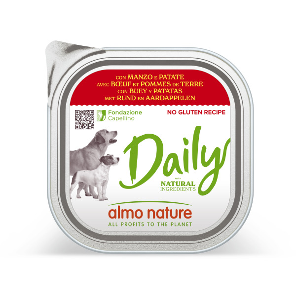 Almo Nature PFC Dog Daily Menu with Beef and Potatoes 300 gr